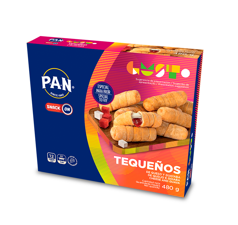 P.A.N. GUAVA & CHEESE TEQUEÑOS SNACK ON – 240 UNITS